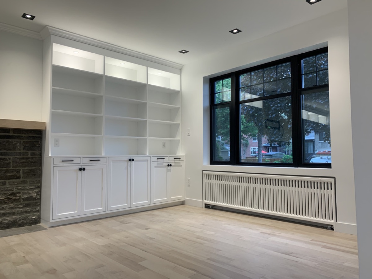 Menuiserie sur mesure et rangements intégrés
